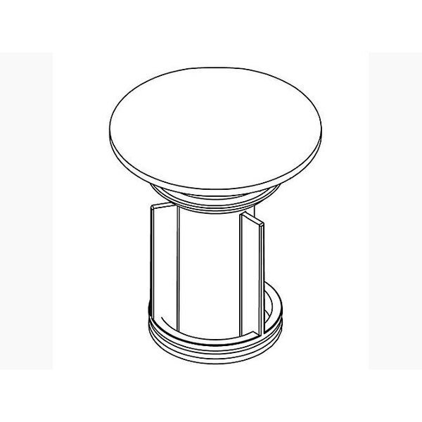 Stopper Assembly, Drain, Kohler, Mfr#: 1274350-2BL